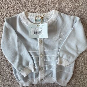 NWT 9M Feltman Brothers Sailboat Cardigan